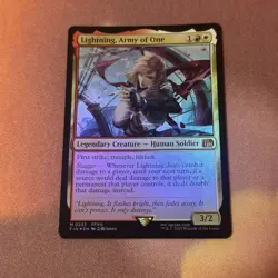 Lightning, Army Of One Foil, MTG Single, FIN 0233 Mythic NM - Image 1