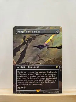 Nazgul Battle-Mace (Borderless) - Near Mint Surge Foil - Image 1