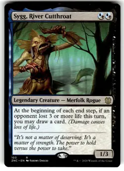 Sygg, River Cutthroat Commander: Zendikar Rising Regular MTG NM - Image 1