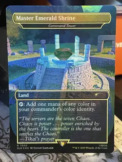 Master Emerald Shrine Command Tower FOIL #7030 NM/M MTG Magic Secret Lair Sonic - Image 1