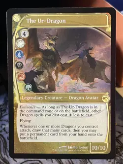 The Ur-Dragon FOIL Future Sight NM/M MTG Secret Lair Drop Festival in a Box - Image 1