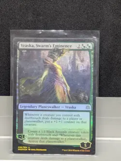 Vraska, Swarm's Eminence FOIL X1 LP War of the Spark MTG - Image 1
