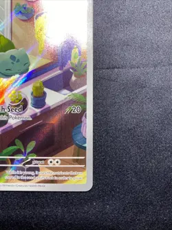 Pokemon TCG Bulbasaur Stellar Crown Illustration Card 143/142 Near Mint Holo - Image 2