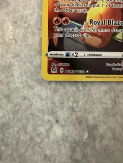 Pokemon TCG Charizard Trainer Gallery TG03/TG30 Ultra Rare Lost Origin LP+/NM - Image 2