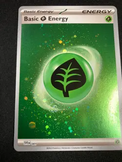 SVE 001 - Holographic Grass Energy - NM - Pokemon 151 - Image 1
