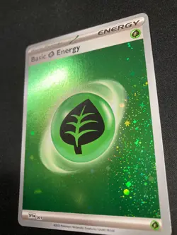 SVE 001 - Holographic Grass Energy - NM - Pokemon 151 - Image 3