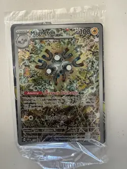 Pokemon TCG Magneton SVP 159 Promo Card Surging Sparks SEALED - Image 1