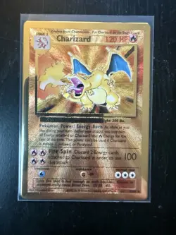 Pokemon Celebrations Set of Gold MetalCards (Charizard 4/102, Pikachu 58/102) - Image 1