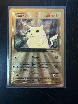 Pokemon Celebrations Set of Gold MetalCards (Charizard 4/102, Pikachu 58/102) - Image 3
