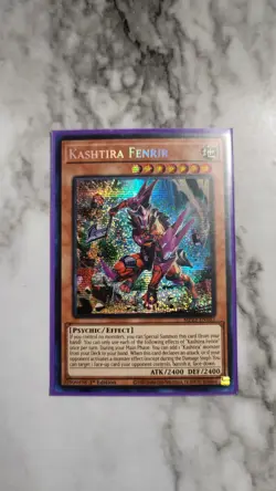 Kashtira Fenrir MP23-EN163 Prismatic Secret Rare 1st Edition NM Yugioh - Image 1