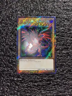 Yugioh! Red-Eyes Black Dragon 4th Art RA04-EN109 Platinum Secret Rare 1st NM - Image 1