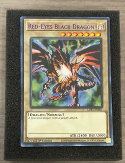 Yugioh Red-Eyes Black Dragon LC01-EN006 (Quarter Century Secret) ITA Error - PL - Image 1