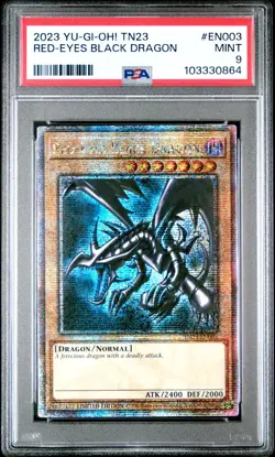 Red-Eyes Black Dragon - PSA 9 - TN23-EN003 - Quarter Century Secret Rare Yugioh - Image 1