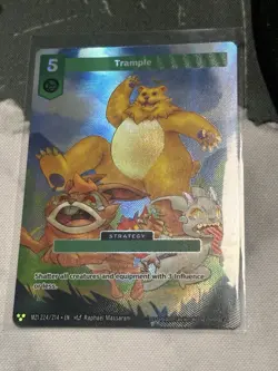 Trample Alt Art Metazoo 2025 Base Set MZ1 224/214 Alternate Art 3 Star Card - Image 1