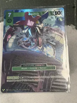 Basilisk Alt Art Metazoo 2025 Base Set MZ1 222/214 Alternate Art Card - Image 1