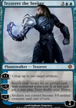 Tezzeret the Seeker -Foil Light Play MTG Shards of Alara - Image 1