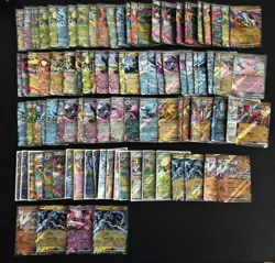 Pokemon Bulk Lot 100 ex RR Double Rare Japanese Card TCG zekrom Reshiram #44 SQ - Image 1