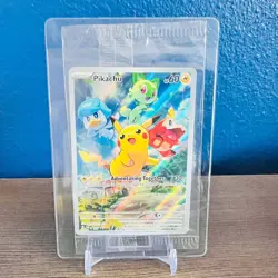 Pikachu 027 SV: Scarlet & Violet Promo Cards Paldea Holo Black Star Promo SEALED - Image 4
