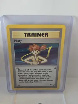Pokemon Trading Card Misty Trainer Holo 18/132 - Image 1