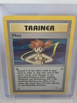 Pokemon Trading Card Misty Trainer Holo 18/132 - Image 2