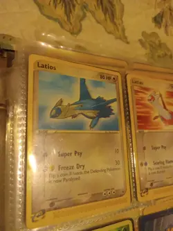 Pokemon Latias 014 & Latios 015 Black Star Promo Heroes 2003 TCG Cards - Image 1