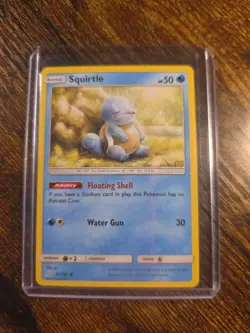 Squirtle card 22/181 Sun & Moon Team Up 2019 Non-Holo Turtle Pokemon TCG - Image 1
