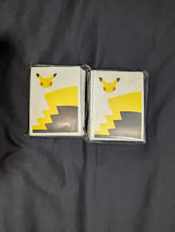 65 Ct Lot Of 2 Celebrations Pokemon Center ETB Pokemon Card Sleeves New Sealed - Image 1