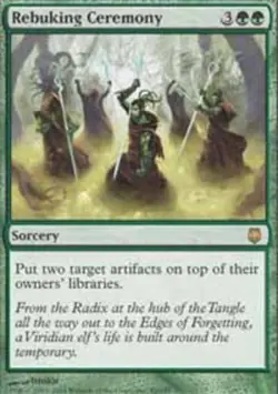 Rebuking Ceremony FOIL Darksteel MtG NM - Image 1