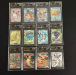 12 Lot OCD 10 Pokemon TCG Chinese Card 151 SR RR Holo Charizard Graded SQ - Image 1