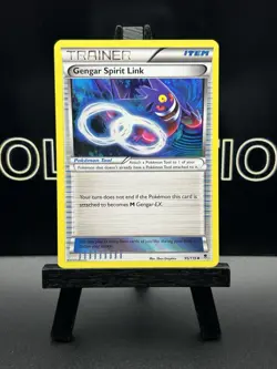Gengar Spirit Link - 95/119 XY - Phantom Forces - Reverse Holo Pokemon Card LP - Image 2