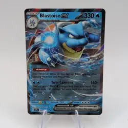 Blastoise EX 30/142 Stellar Crown English NM S&V Pokemon TCG Card - Image 1