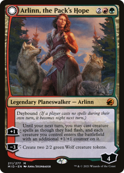 Arlinn, the Pack's Hope Innistrad: Midnight Hunt Near Mint - Image 1