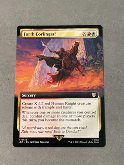 1x Forth Eorlingas! Extended Art (Lord of the Rings Commander) NM - Image 1