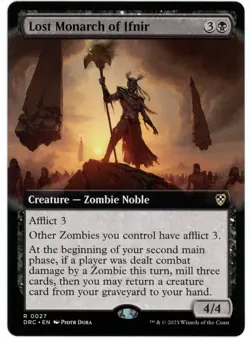 Lost Monarch of Ifnir (Extended Art) - Aetherdrift - MTG - NM/M - Image 1