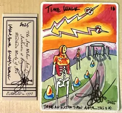 MTG ARTIST PROOF Spanish Whalebone Glider Time Walk AP Sketch WEBER Magic - Image 1