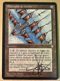 MTG ARTIST PROOF Spanish Whalebone Glider Time Walk AP Sketch WEBER Magic - Image 2