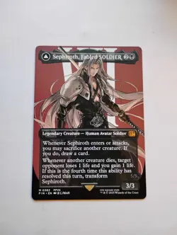 Sephiroth, Fabled SOLDIER (0382) (Borderless) Final Fantasy Regular - Image 1