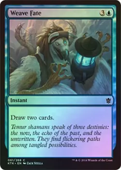 Weave Fate (061/269) - Khans of Tarkir - Common (Foil) - Image 1