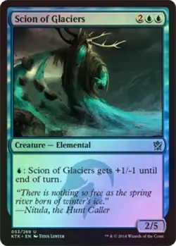 Scion of Glaciers (053/269) - Khans of Tarkir - Uncommon (Foil) - Image 1