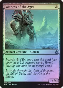Witness of the Ages (228/269) - Khans of Tarkir - Uncommon (Foil) - Image 1
