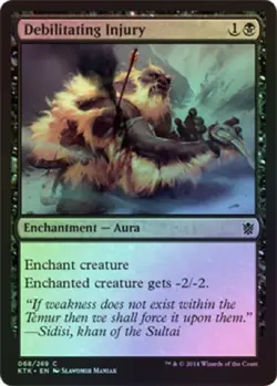 Debilitating Injury (068/269) - Khans of Tarkir - Common (Foil) - Image 1