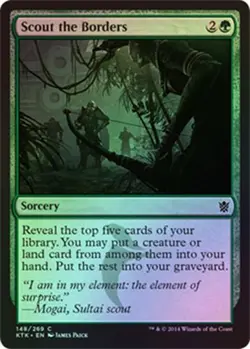 Scout the Borders (148/269) - Khans of Tarkir - Common (Foil) - Image 1