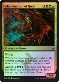 Abomination of Gudul (159/269) - Khans of Tarkir - Common (Foil) - Image 1