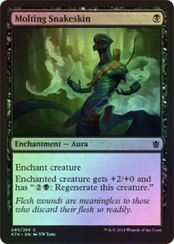 Molting Snakeskin (080/269) - Khans of Tarkir - Common (Foil) - Image 1