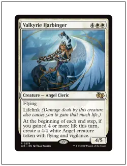 1x Valkyrie Harbinger, Foundations Jumpstart, Magic MTG NM - Image 1