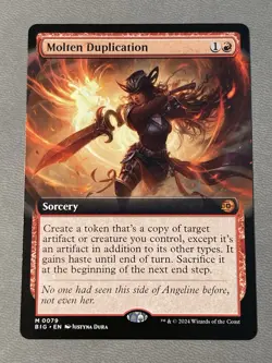 Molten Duplication - Extended Art - Big Score - Near Mint - MTG - Image 1