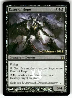 Eater of Hope 66 Foil Pre-Release Promo MP MTG Born of the Gods Magic - Image 1