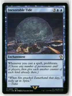 Inexorable Tide 265 NM MTG FINAL FANTASY Commander Magic - Image 1
