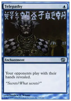 Telepathy - 8th Edition #105 MTG Magic The Gathering - Image 1