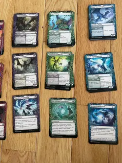FOIL Complete Set of 18 Showcase Common and Uncommons MtG Tarkir Dragonstorm NM - Image 3